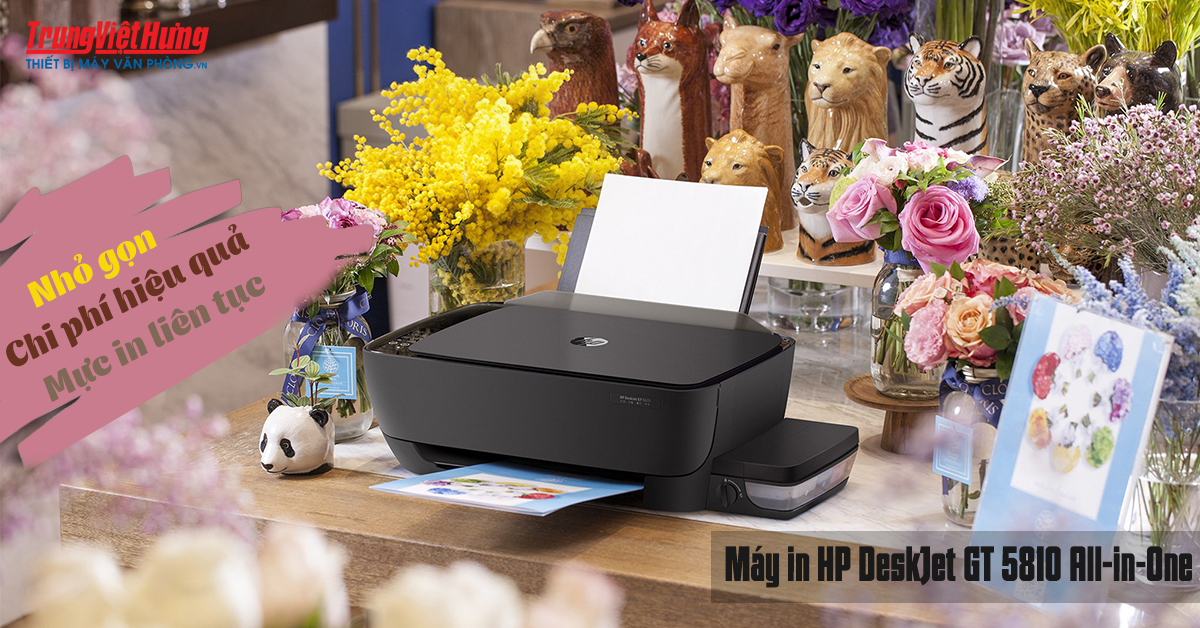 HP giới thiệu máy in DeskJet GT nhỏ gọn, chi phí hiệu quả, mực in liên tục