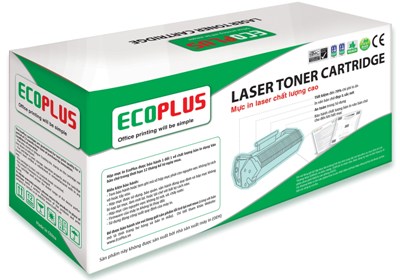 Mực in EcoPlus 80A, Laser trắng đen dùng cho máy in hp