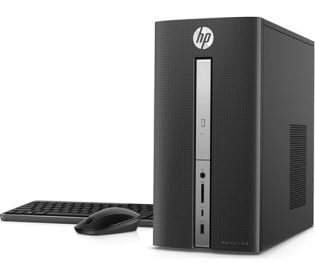 Máy tính để bàn HP Pavilion 570-P011L, (Intel G4560/4GB/1TB/DVD)