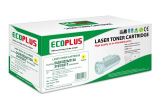 Mực in EcoPlus 542A, Laser màu vàng dùng cho máy in màu hp