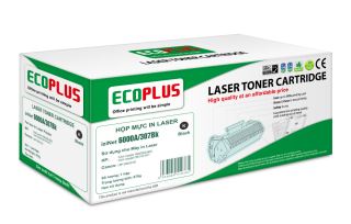 Mực in EcoPlus 6000A, Laser màu đen dùng cho máy in màu hp