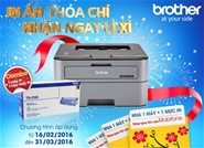 Lì xì đầu năm của Brother Chương trình áp dụng từ 16/02/2016 - 31/03/2016